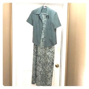 Tank dress with jacket